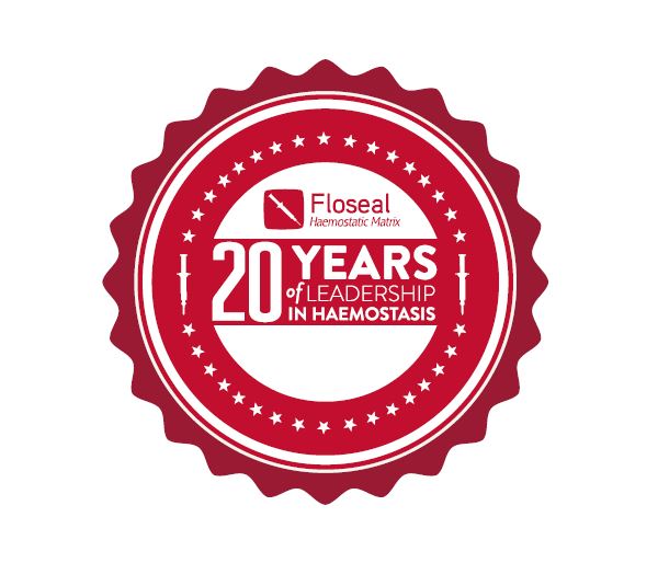 Floseal 20 Years logo